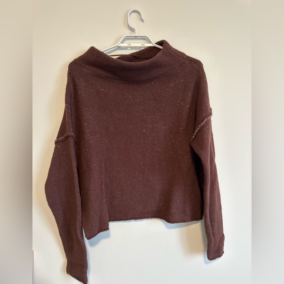 Free People slouchy boat neck sweater size S - Picture 5 of 5